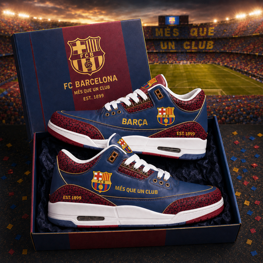 Barca AJ3 2026 Custom Sneaker