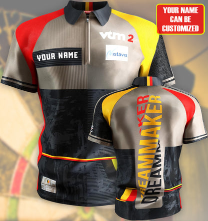 Personalized Dimitri Van den Bergh Darts All Over Printed Unisex Shirt