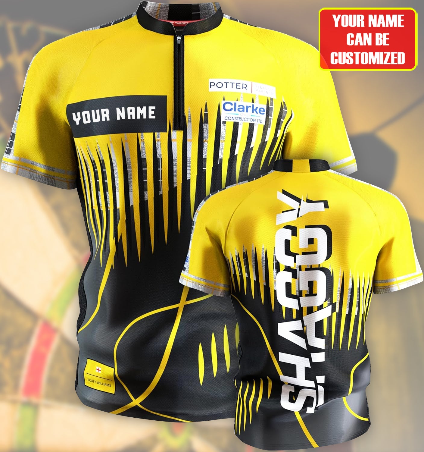 Personalized Scott Williams Darts All Over Printed Unisex Shirt