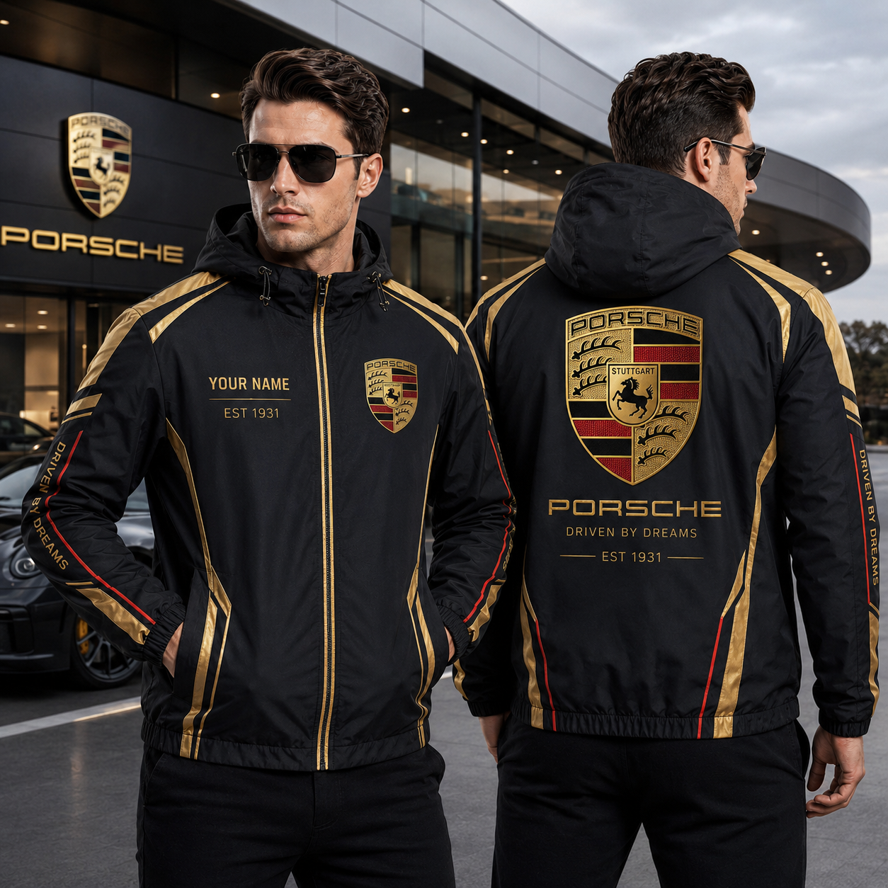 Personalized Pors 2026 Sport Windproof Rush Jacket