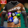 Personalized Name Billiard All Over Printed Unisex Shirt