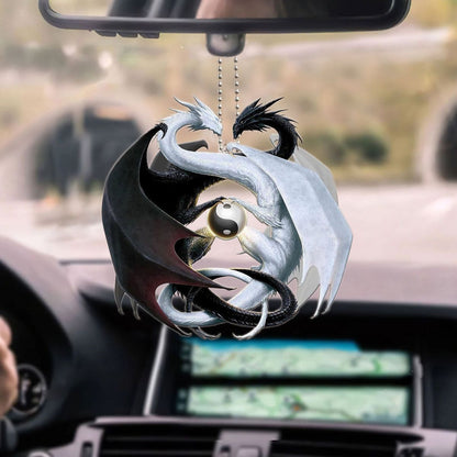 Yin-Yang Dragon Hanging Ornament