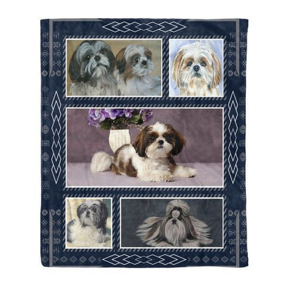 Shih Tzu - Love Really Hurt Without You - Quilt