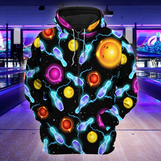 Bowling Art All Over Printed Unisex Shirt
