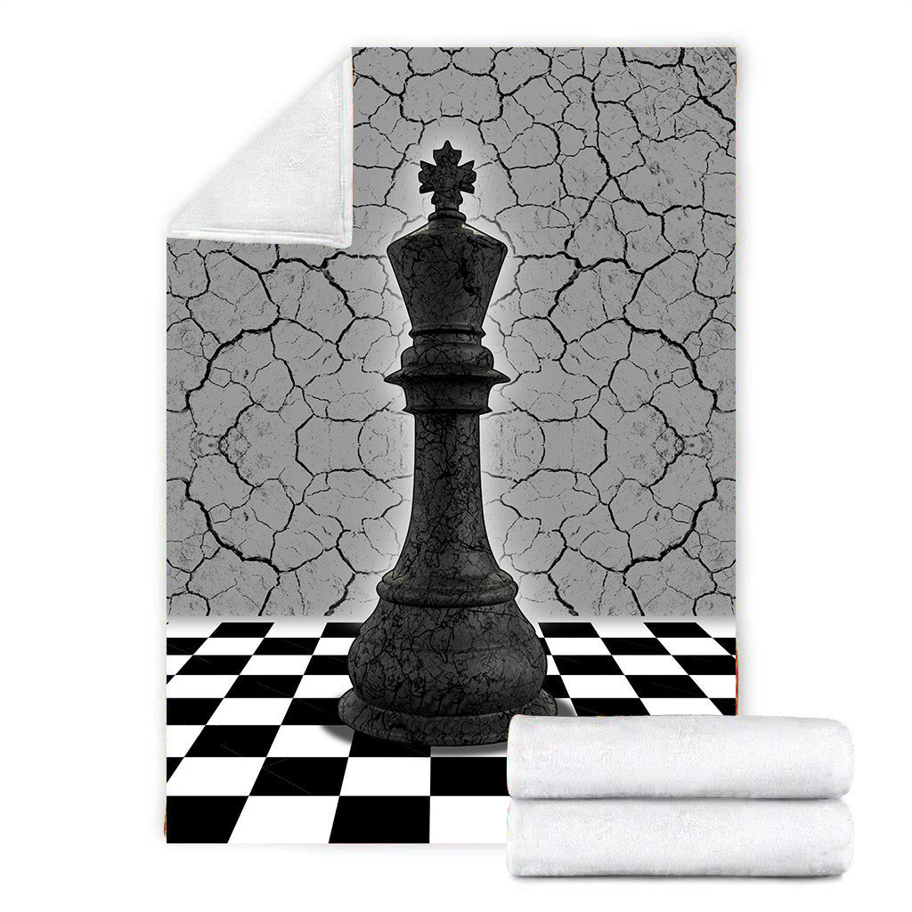 King Chess Fleece Blanket