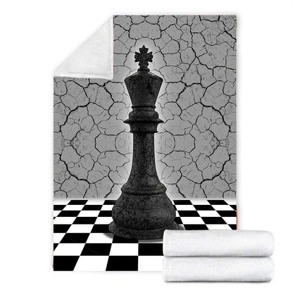 King Chess Fleece Blanket