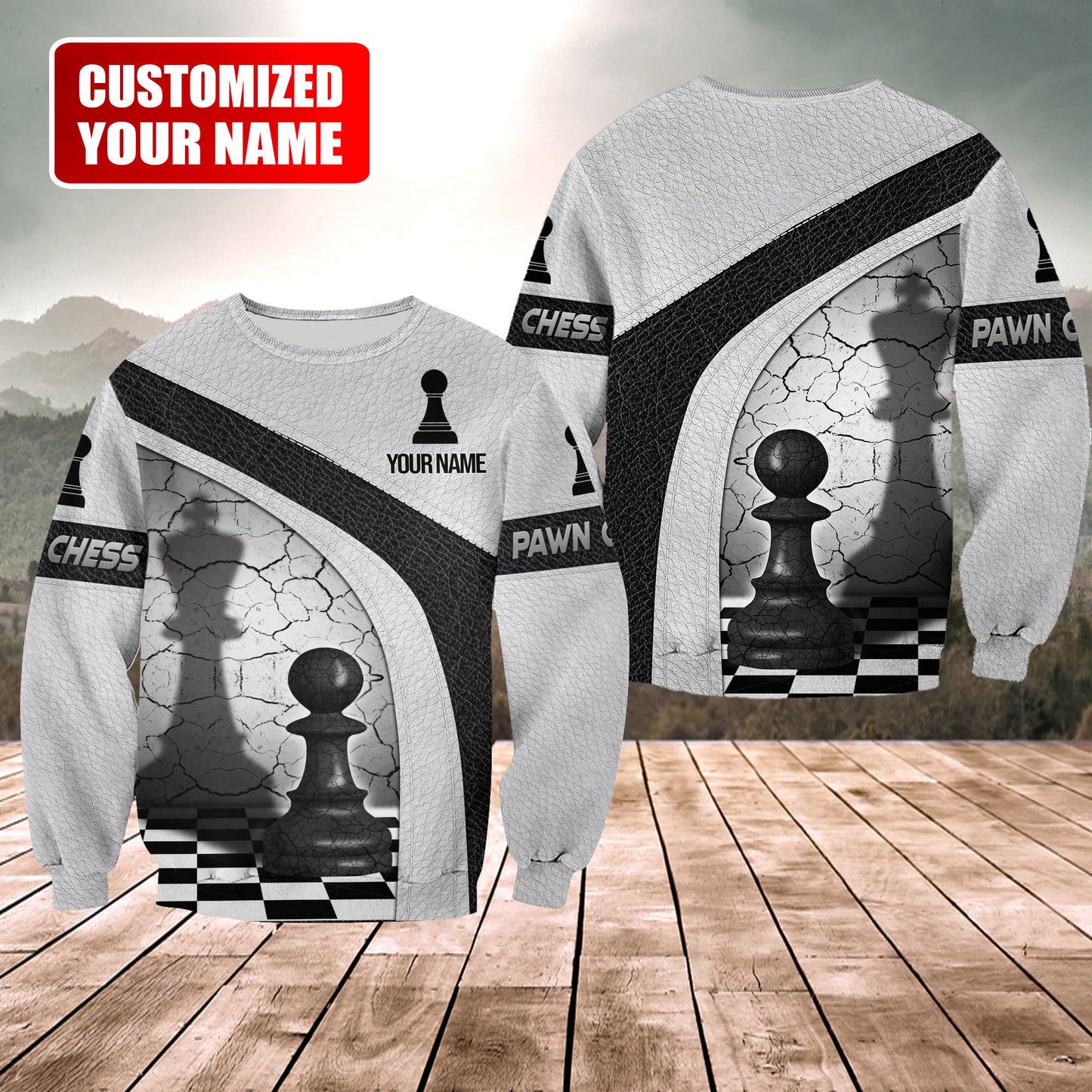Pawn Chess All Over Printed Unisex Shirt