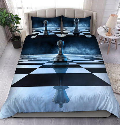 Pawn Chess Mirror King All Over Printed Bedding Set