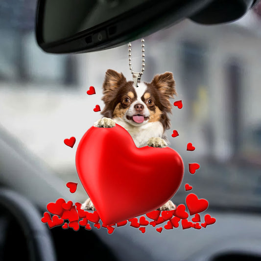 Chihuahua Heart Ornament