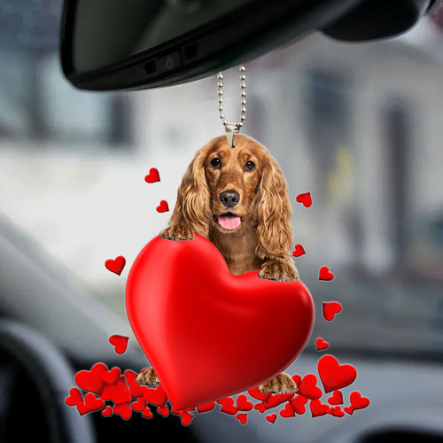 Cocker Spaniel Heart Ornament