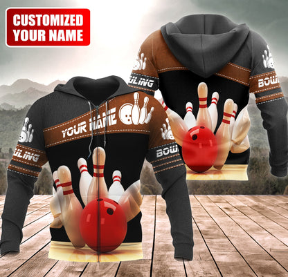 Personalized Name Bowling 3 All Over Printed Unisex Shirt