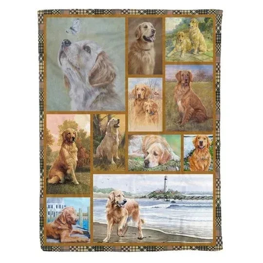 Golden Retriever - Real Girls - Quilt
