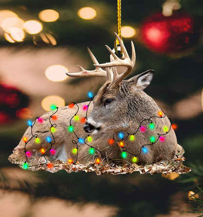 Deer Hunting Two Sided Ornament - Christmas Decoration