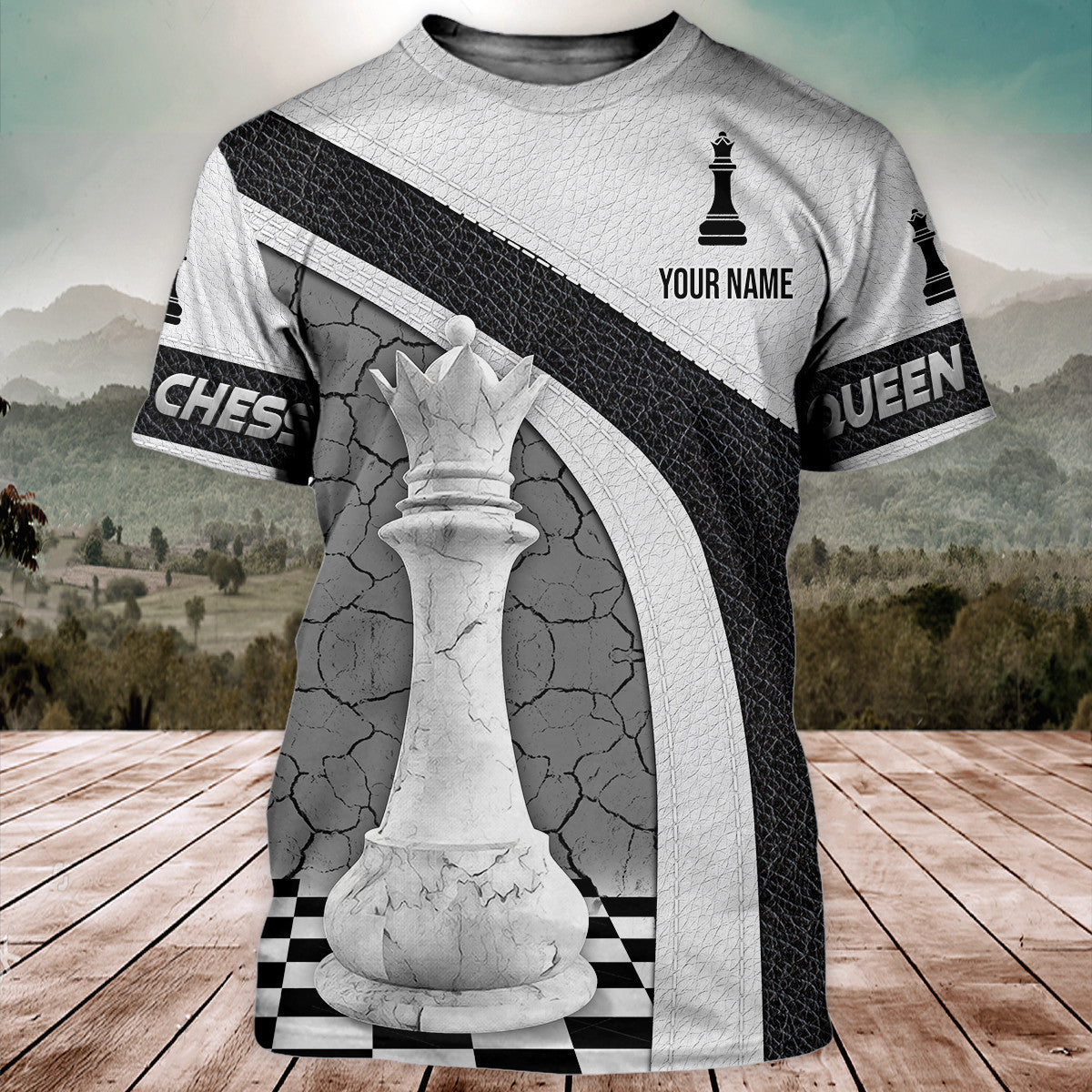 Queen Chess All Over Printed Unisex Shirt