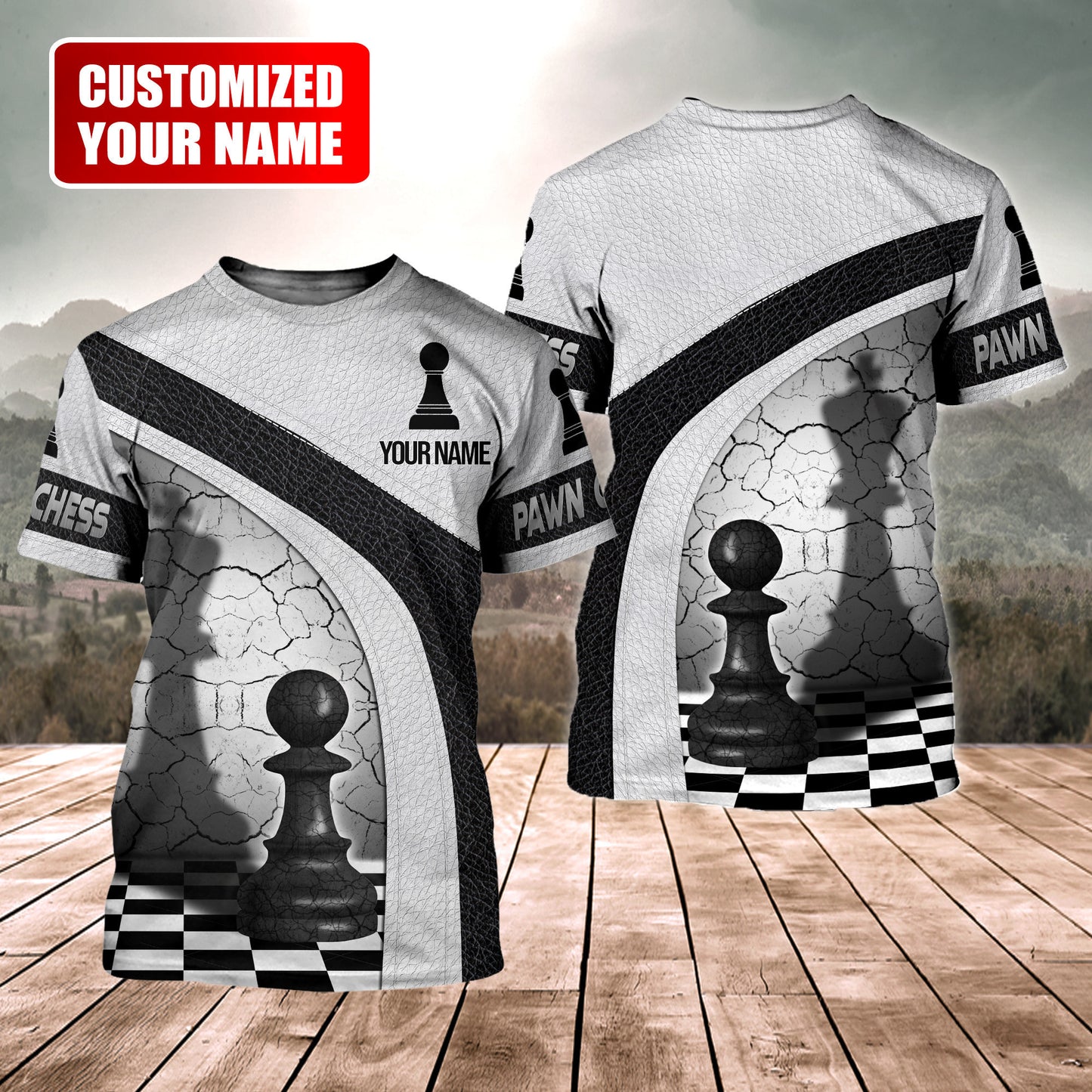 Pawn Chess All Over Printed Unisex Shirt