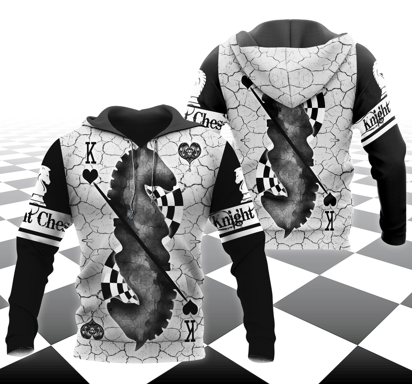 Knight Chess Poker All Over Printed Unisex Shirt