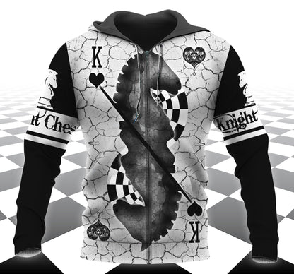 Knight Chess Poker All Over Printed Unisex Shirt