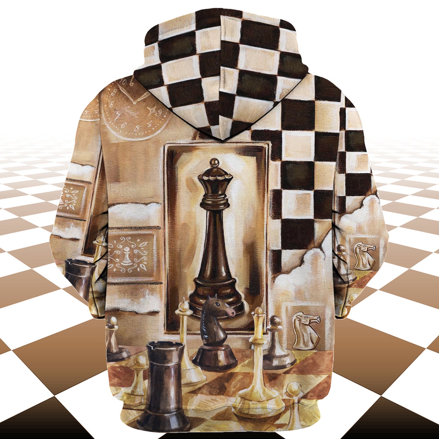 Chess Watercolor All Over Printed Unisex Shirt