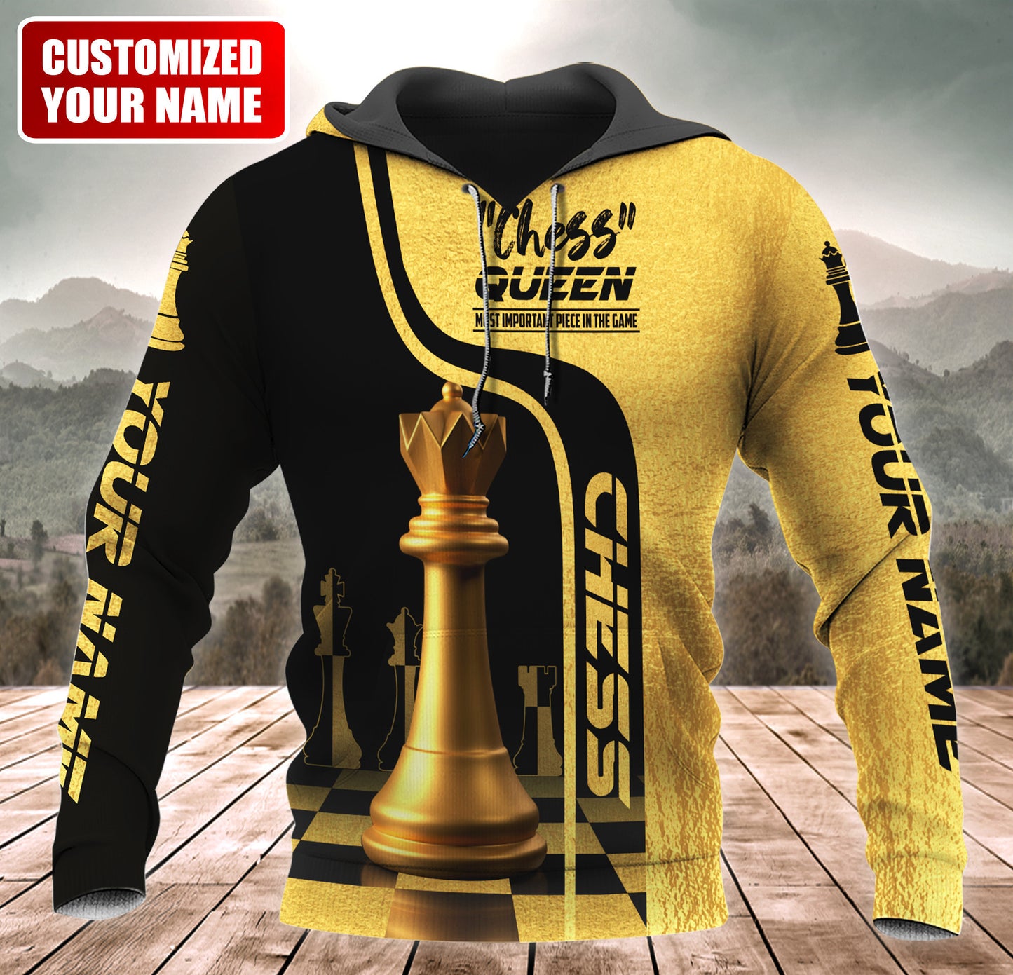 Queen Chess 4 All Over Printed Unisex Shirt