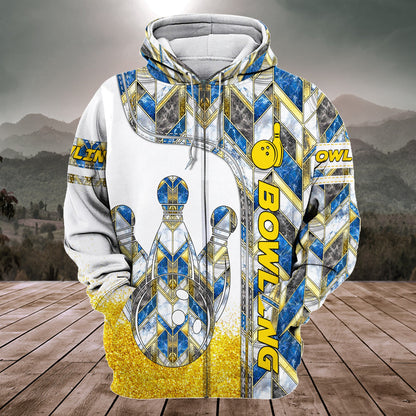 Bowling Diamond All Over Printed Unisex Shirt Q210207