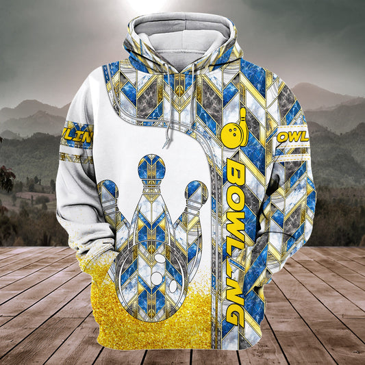 Bowling Diamond All Over Printed Unisex Shirt Q210207