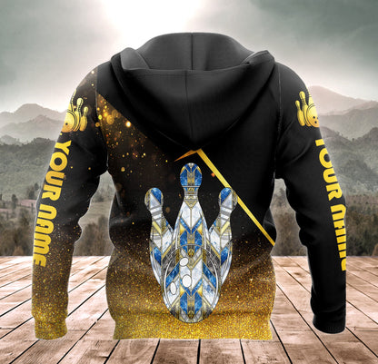 Personalized Name Bowling 2 Over Printed Unisex Shirt