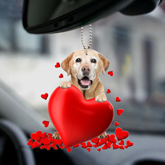Labrador Heart Ornament