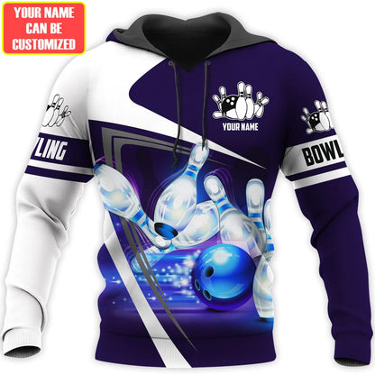 Personalized Name Bowling Q4 All Over Printed Unisex Shirt