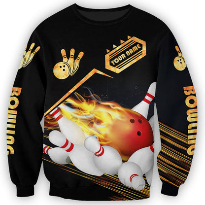 Personalized Name Bowling Q5 All Over Printed Unisex Shirt