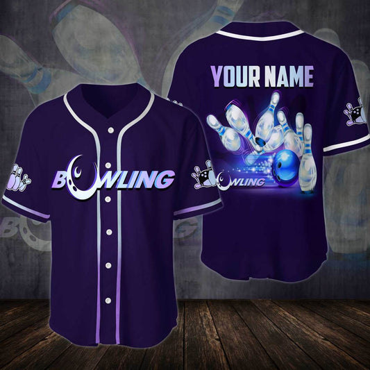 Personalized Name Bowling Q2 - Baseball Jersey Shirt 3D