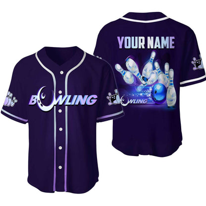 Personalized Name Bowling Q2 - Baseball Jersey Shirt 3D