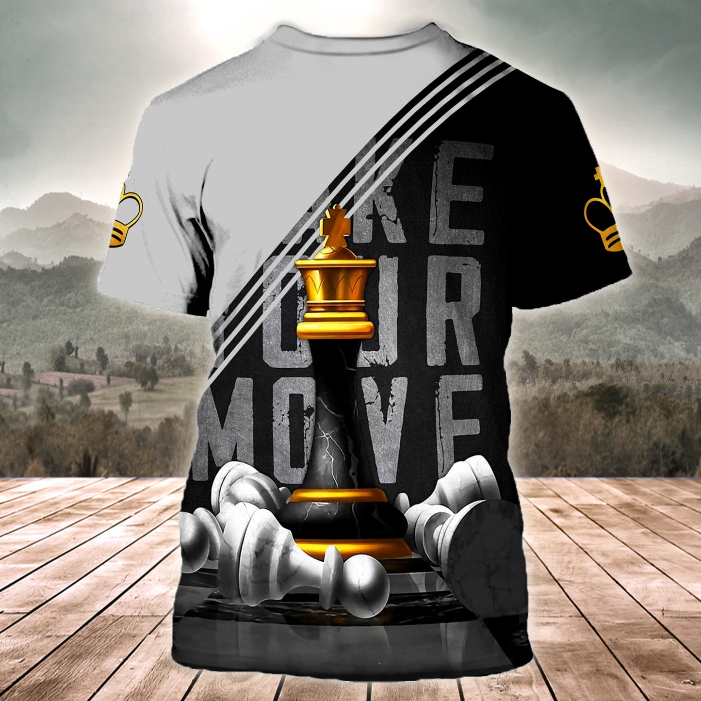 Personalized Name King Chess Q3 All Over Printed Unisex Shirt