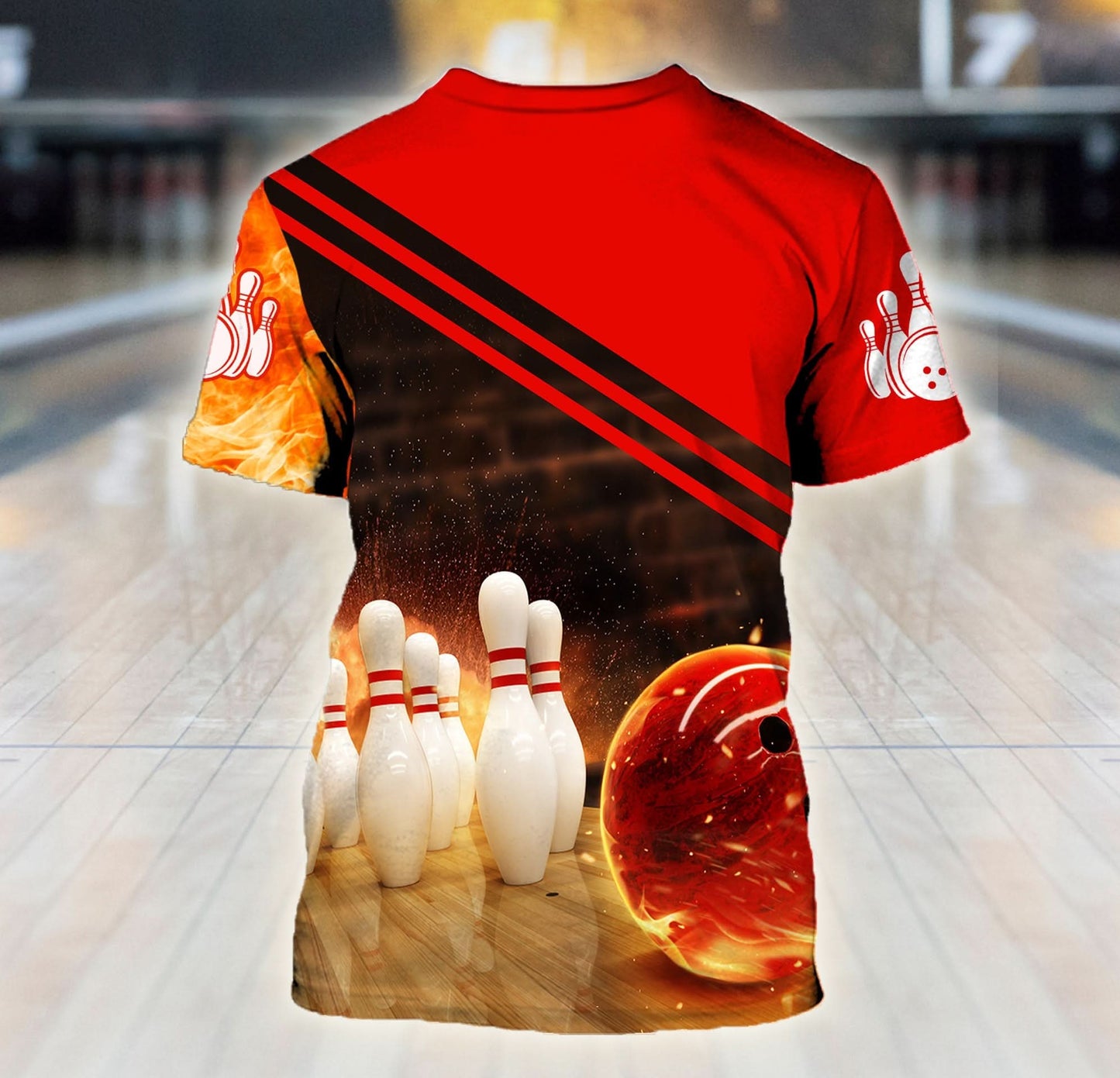 Personalized Name Bowling Q8 All Over Printed Unisex Shirt