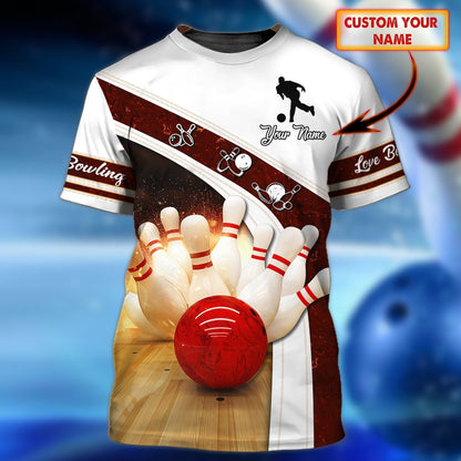Personalized Name Bowling Q11 All Over Printed Unisex Shirt