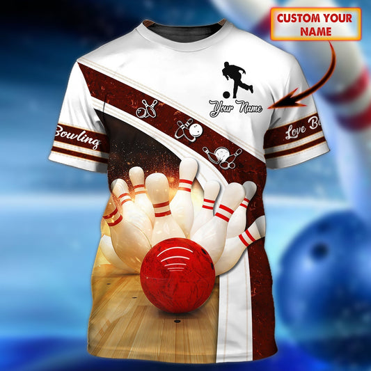 Personalized Name Bowling Q11 All Over Printed Unisex Shirt