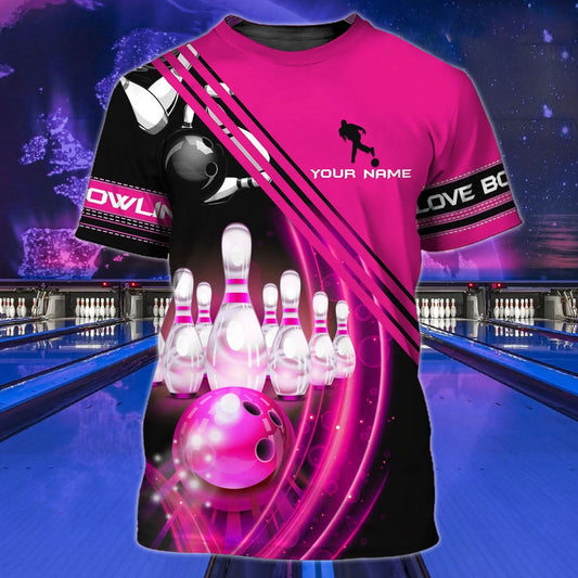 Personalized Name Bowling Player All Over Printed Unisex Shirt - LP05