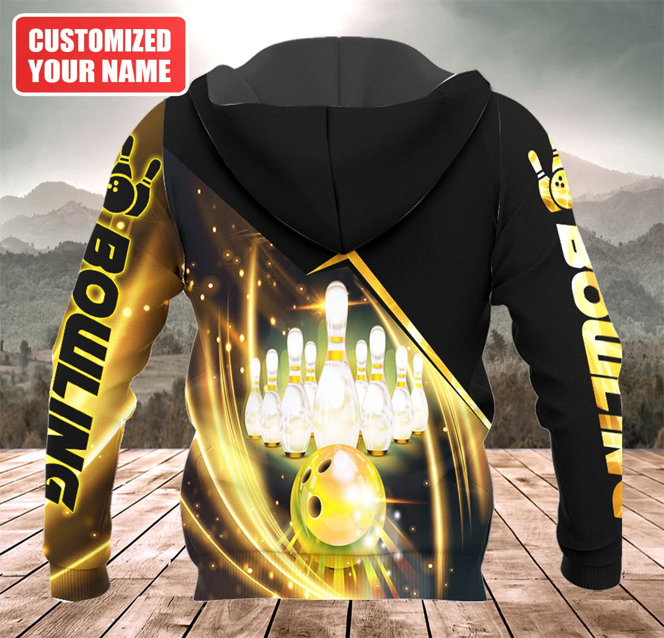 Personalized Name Bowling Q13 All Over Printed Unisex Shirt