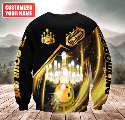 Personalized Name Bowling Q13 All Over Printed Unisex Shirt