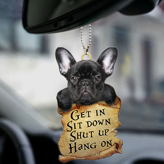 French Bulldog Heart Ornament AK39