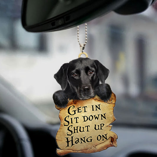 Labrador Car Ornament AK40