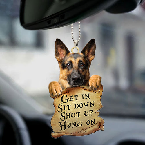 German Shepherd Car Ornament AK41