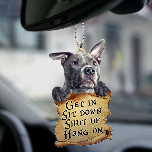 Pitbull Car Ornament AK42