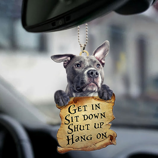Pitbull Car Ornament AK42