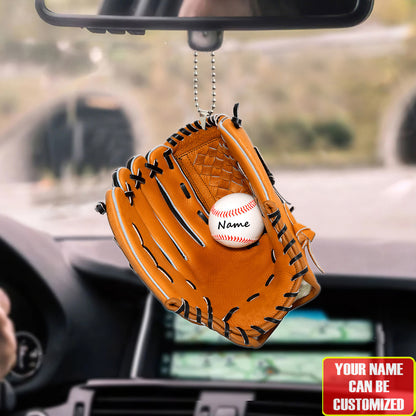 Personalized Name Baseball Car Ornament AK13