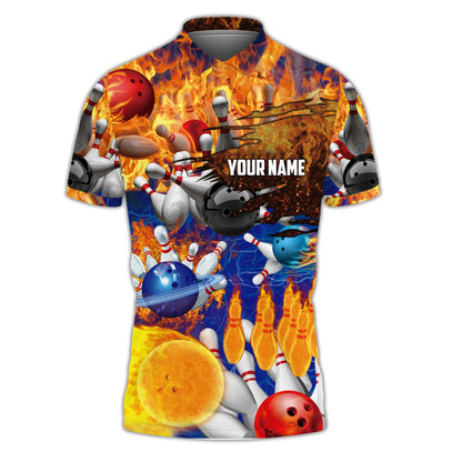 Personalized Name Bowling Q12 All Over Printed Unisex Shirt