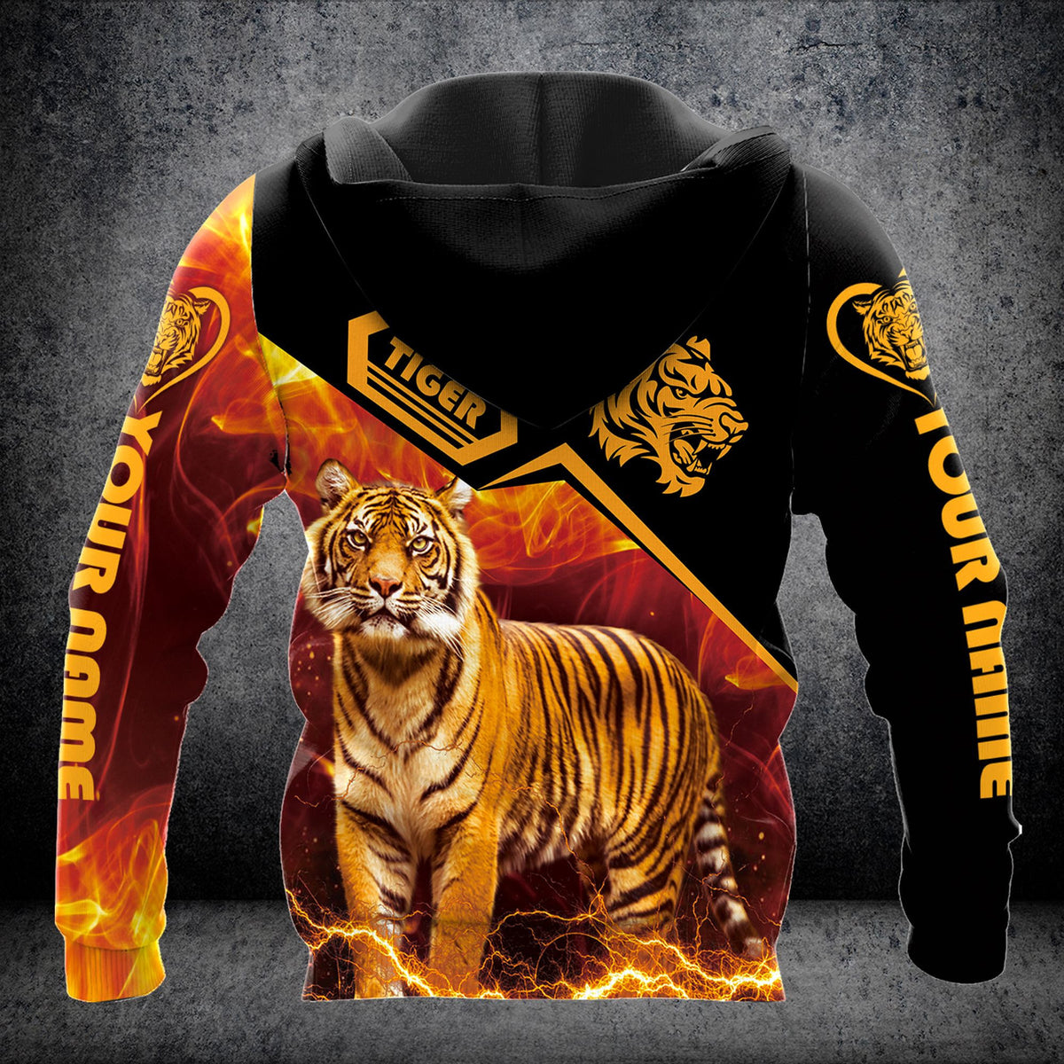 Personalized Name Tiger All Over Printed Unisex Shirt