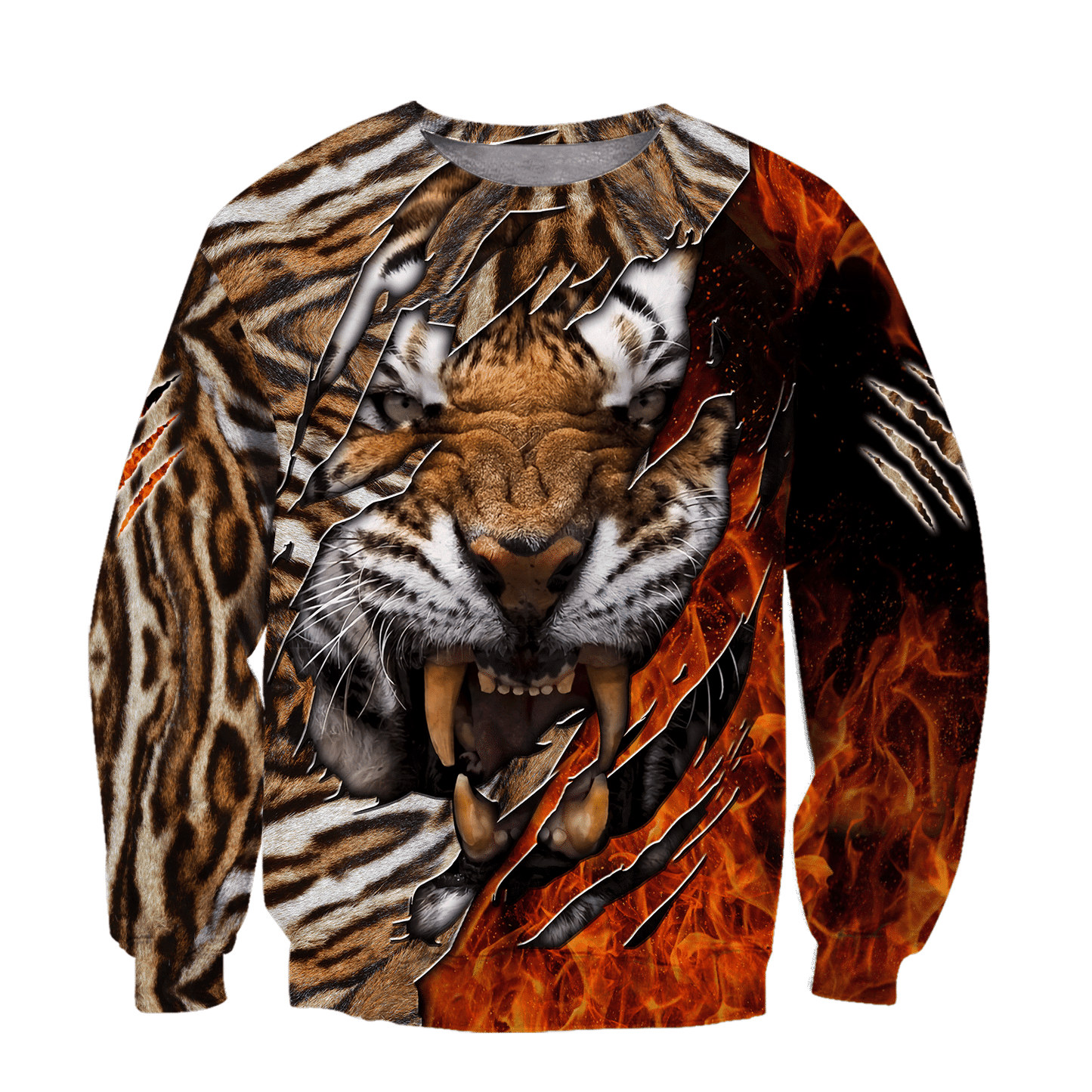 Tiger Warrior Art All Over Printed Unisex Shirt Q051211