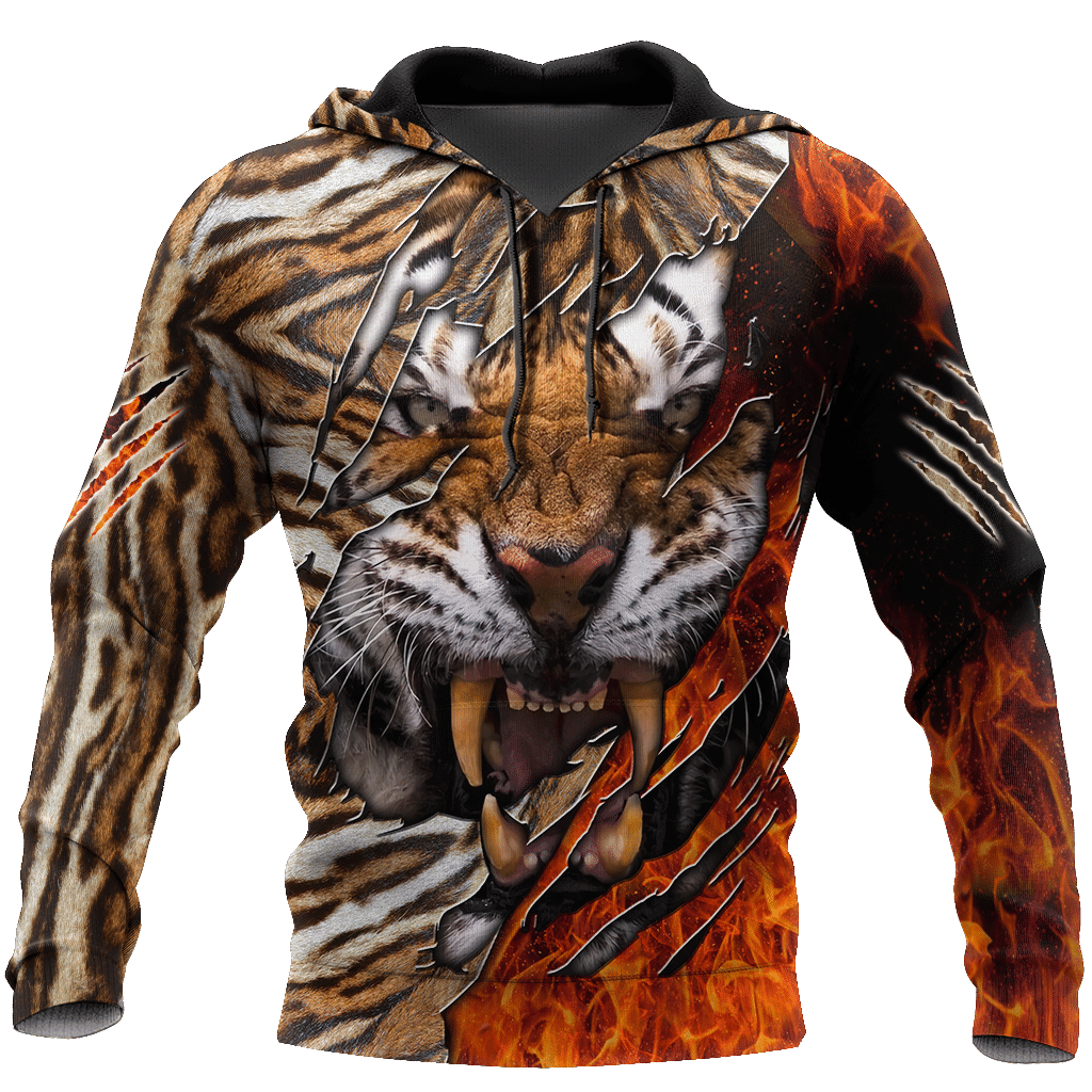 Tiger Warrior Art All Over Printed Unisex Shirt Q051211