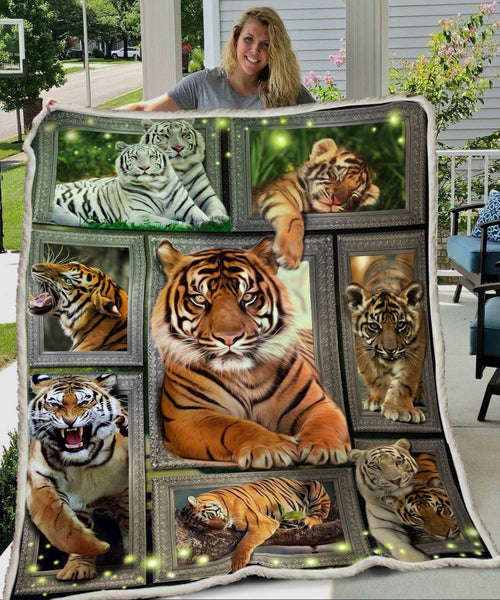 Tiger 3D Fleece Blanket
