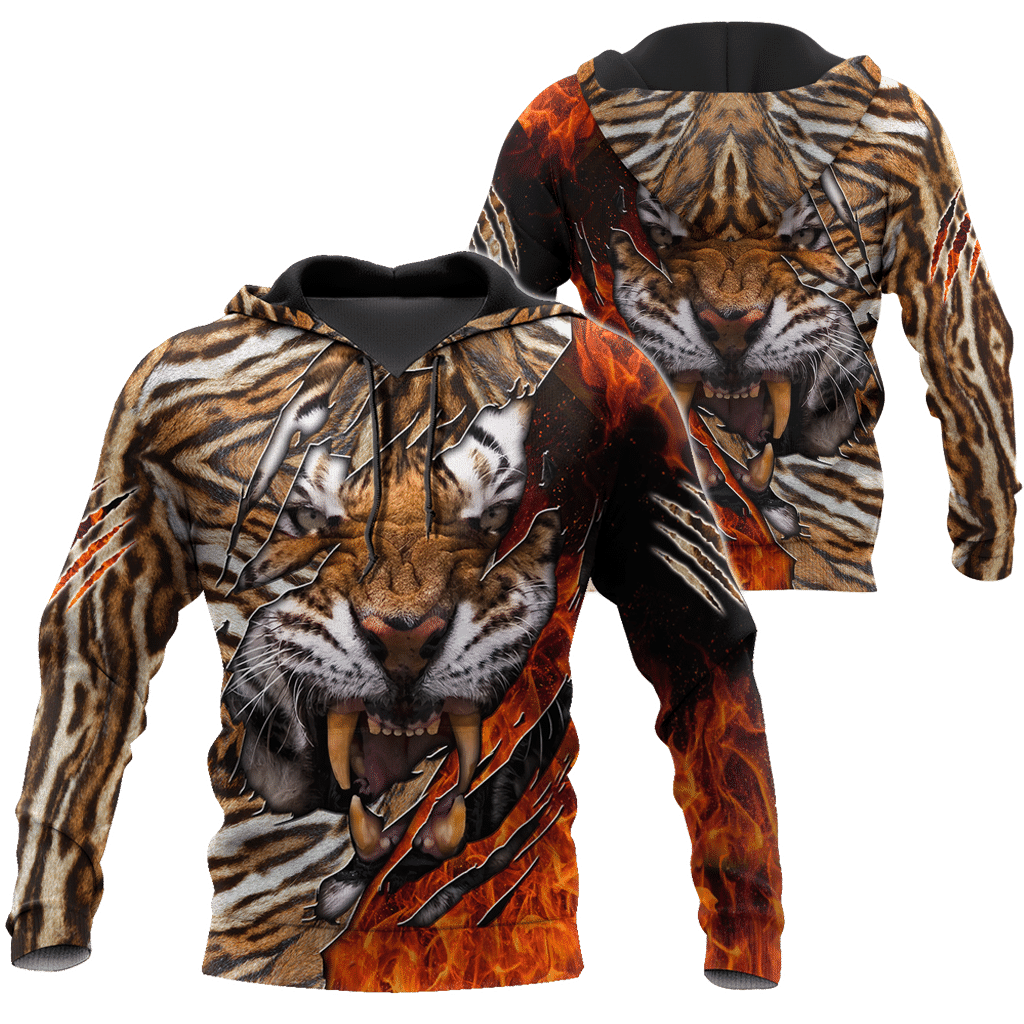Tiger Warrior Art All Over Printed Unisex Shirt Q051211